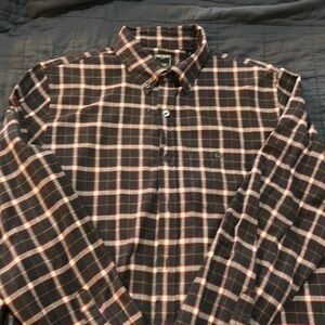 Todd Snyder large flannel shirt, button collar, 100% cotton, excellent condition